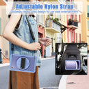 Samsung Tab A9 Rugged Case - 360° Stand, Hand & Shoulder Strap - Shockproof - Lavender