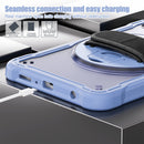 Samsung Tab A9 Rugged Case - 360° Stand, Hand & Shoulder Strap - Shockproof - Lavender