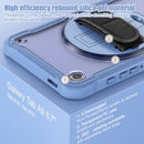 Samsung Tab A9 Rugged Case - 360° Stand, Hand & Shoulder Strap - Shockproof - Lavender