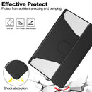 Rotating Acrylic Back PU Leather Case for Samsung Galaxy Tab S10Ultra/S9Ultra/S8Ultra with Pencil Holder [Black]