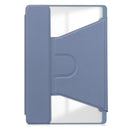 Rotating Acrylic Back PU Leather Case for Samsung Galaxy Tab S10Ultra/S9Ultra/S8Ultra with Pencil Holder [Lavender]