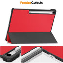 Samsung Tab S10FE Plus X620 Tri-Fold Case [Red] 5