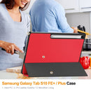 Samsung Tab S10FE Plus X620 Tri-Fold Case [Red] 7