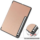 Samsung Tab S10FE Plus X620 Tri Fold Pen Holder Case [Rose