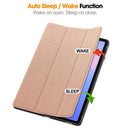 Samsung Tab S10FE Plus X620 Tri Fold Pen Holder Case [Rose