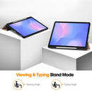 Samsung Tab S10FE Plus X620 Tri Fold Pen Holder Case [Rose