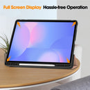 Samsung Tab S10FE Plus X620 Tri Fold Pen Holder Case [Rose Gold]