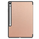 Samsung Tab S10FE Plus X620 Tri Fold Pen Holder Case [Rose Gold]
