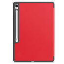 Samsung Tab S10FE Plus X620 Tri Fold Pen Holder Case [Red]