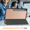 Samsung Tab S10FE Plus X620 Tri Fold Pen Holder Case [Rose Gold]