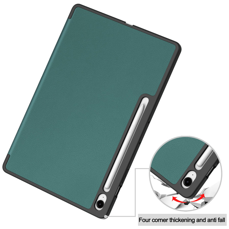Samsung Tab S10FE Plus X620 Tri Fold Pen Holder Case [Teal]