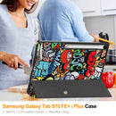 Samsung Tab S10FE Plus X620 Designer Tri-Fold Case [Graffiti]
