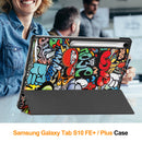 Samsung Tab S10FE Plus X620 Designer Tri-Fold Case [Graffiti]