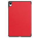 KST Tri-fold PU Leather Case for Samsung Galaxy Tab S11 [Red]