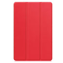 KST Tri-fold PU Leather Case for Samsung Galaxy Tab S11 [Red]