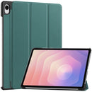 KST Tri-fold PU Leather Case for Samsung Galaxy Tab S11 [Teal]
