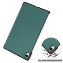 KST Tri-fold PU Leather Case for Samsung Galaxy Tab S11 [Teal]