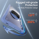 Samsung Tab S11 Rugged Case - 360° Stand, Hand & Shoulder Strap - Shockproof - Lavender