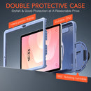 Samsung Tab S11 Rugged Case - 360° Stand, Hand & Shoulder Strap - Shockproof - Lavender