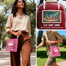 Samsung Tab S11 Rugged Case - 360° Stand, Hand & Shoulder Strap - Shockproof - Rose