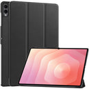KST Tri-fold PU Leather Case for Samsung Galaxy Tab S11 Ultra [Black]