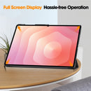 KST Tri-fold PU Leather Case for Samsung Galaxy Tab S11 Ultra [Black]