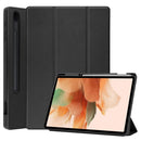 Samsung Tab S7 FE Case Tri-Fold Pen Holder (Black) 1