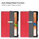 Samsung Tab S7 FE Case Tri-Fold Pen Holder (Red) 2