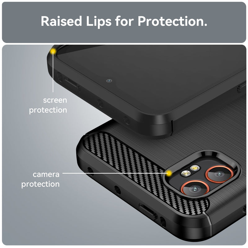 Samsung Galaxy Xcover 7 Pro Carbon Fibre Brushed Case [Black]