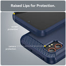 Samsung Galaxy Xcover 7 Pro Carbon Fibre Brushed Case [Navy]