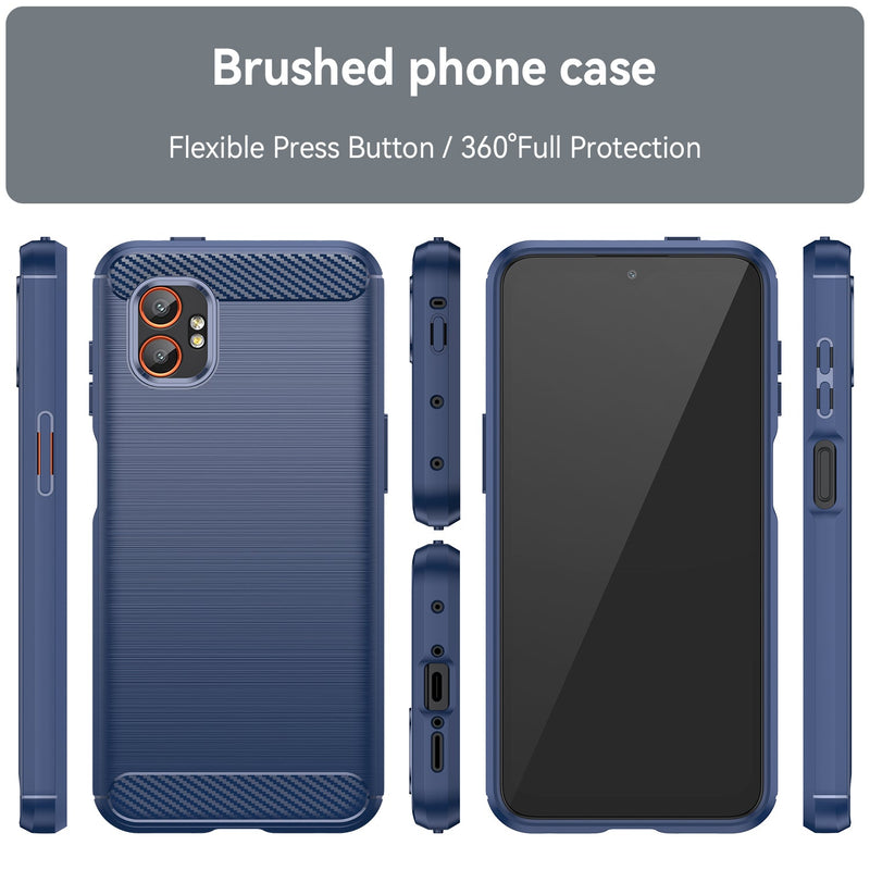 Samsung Galaxy Xcover 7 Pro Carbon Fibre Brushed Case [Navy]