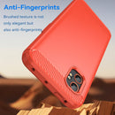 Samsung Galaxy Xcover 7 Pro Carbon Fibre Brushed Case [Red]