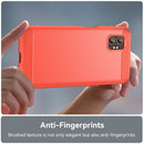 Samsung Galaxy Xcover 7 Pro Carbon Fibre Brushed Case [Red]