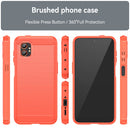 Samsung Galaxy Xcover 7 Pro Carbon Fibre Brushed Case [Red]