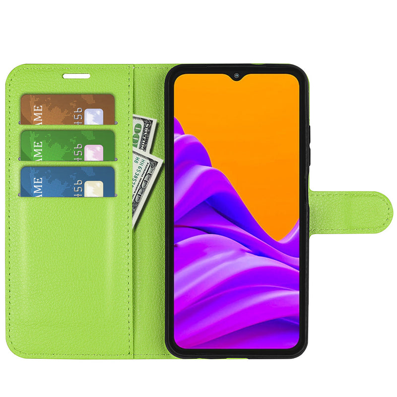 Samsung Galaxy Xcover 7 Pro PU Wallet Case [Green]