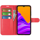 Samsung Galaxy Xcover 7 Pro PU Wallet Case [Red]