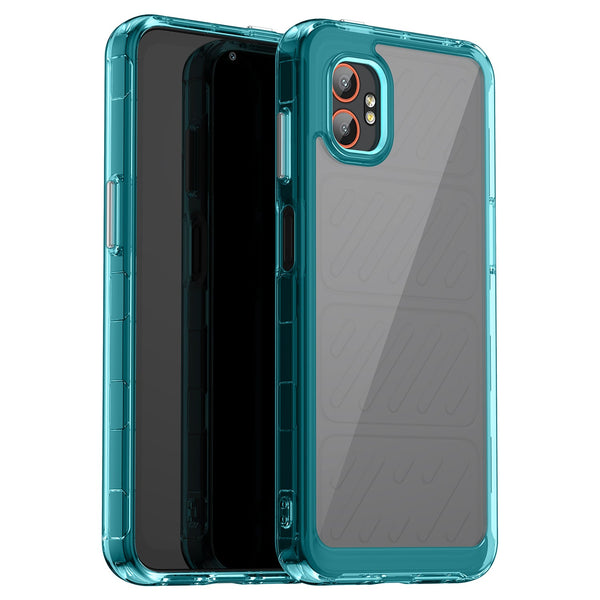 Samsung Galaxy Xcover 7 Pro Soft TPU Bumper Case [Clear Blue]