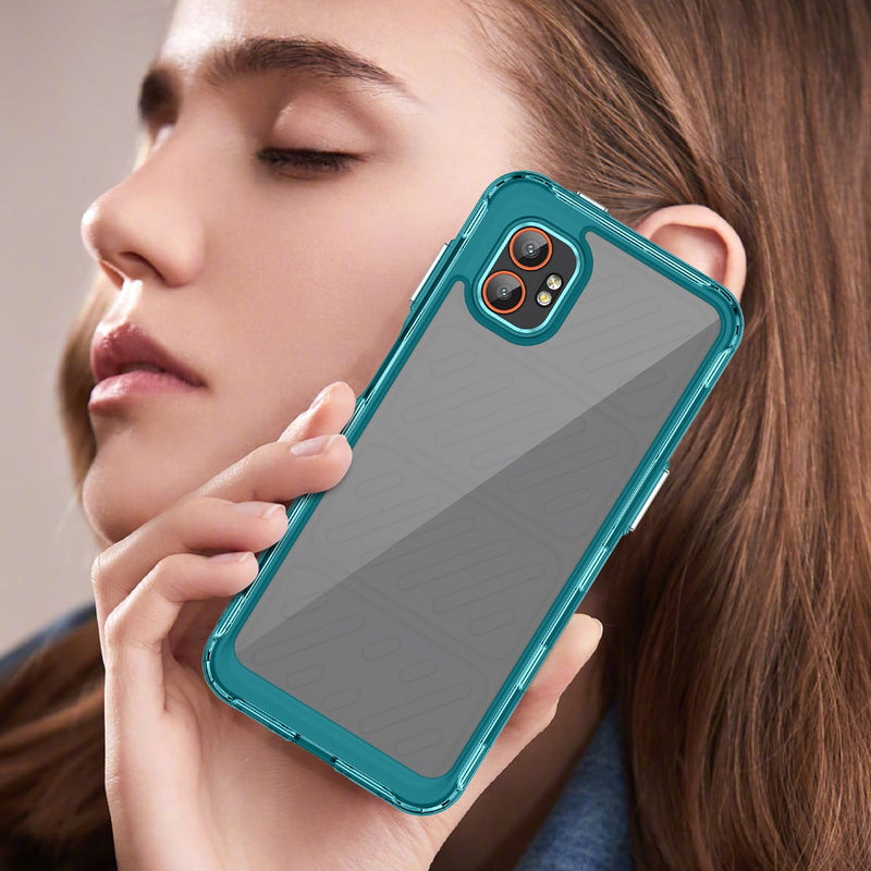 Samsung Galaxy Xcover 7 Pro Soft TPU Bumper Case [Clear Blue]