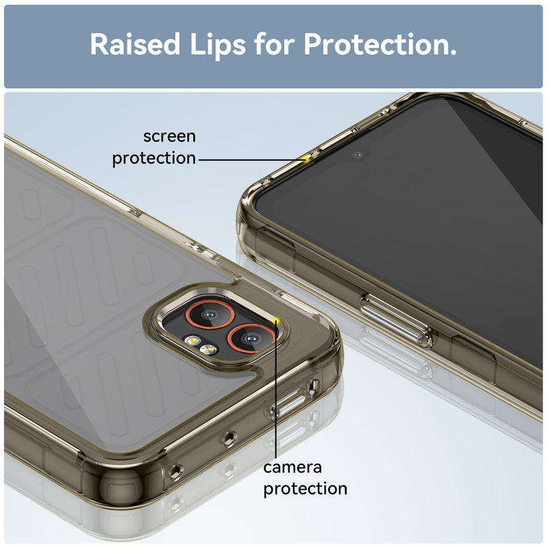 Samsung Galaxy Xcover 7 Pro Soft TPU Bumper Case [Clear Grey]
