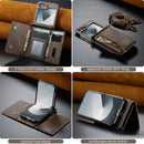 DG.MING Samsung Galaxy Z Flip 7 Crossbody Wallet Case [Coffee]