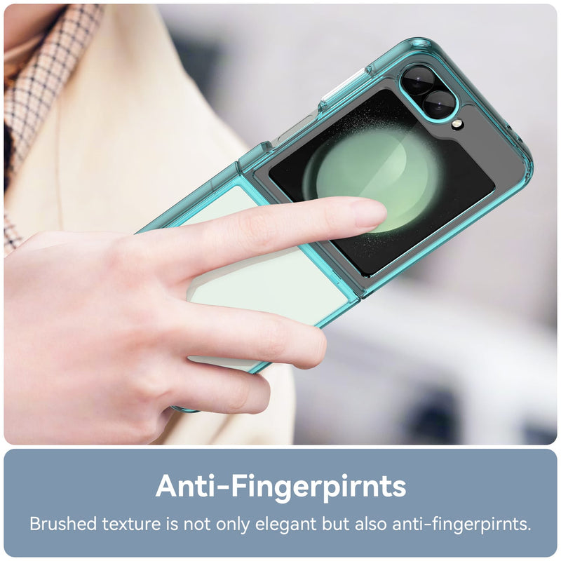 Samsung Galaxy Z Flip7 FE Soft TPU Bumper Case [Clear Blue]