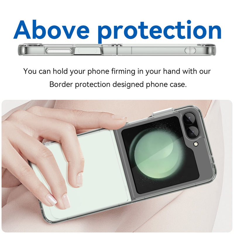 Samsung Galaxy Z Flip7 FE Soft TPU Bumper Case [Clear]