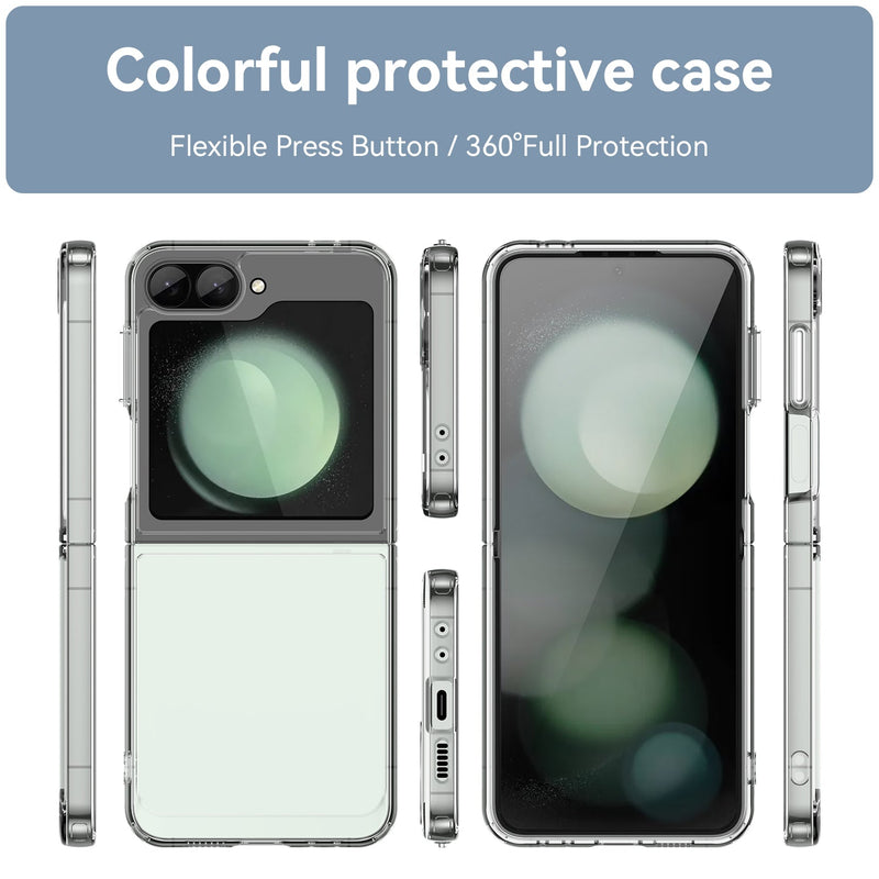 Samsung Galaxy Z Flip7 FE Soft TPU Bumper Case [Clear]