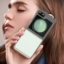 Samsung Galaxy Z Flip7 FE Soft TPU Bumper Case [Clear Grey]