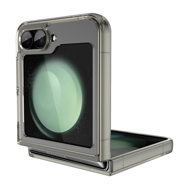 Samsung Galaxy Z Flip7 FE Soft TPU Bumper Case [Clear Grey]