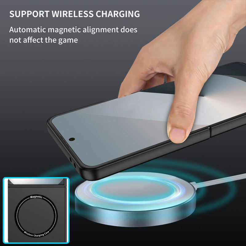 Samsung Galaxy Z Flip 7 Magnetic Ring Case [Black]