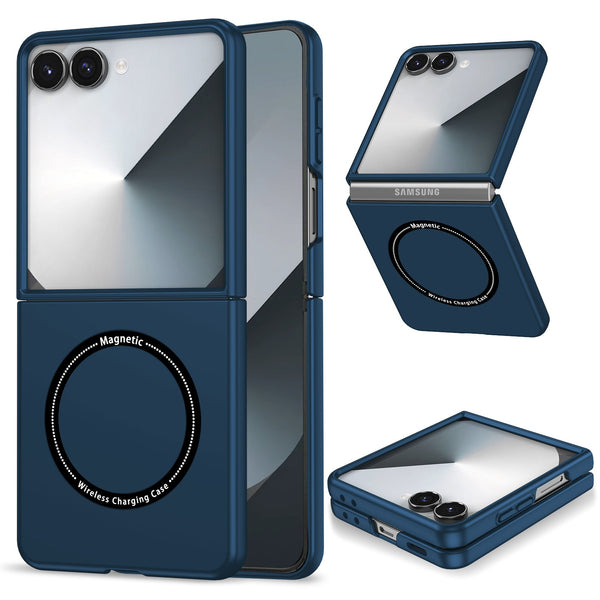 Samsung Galaxy Z Flip 7 Magnetic Ring Case [Navy]