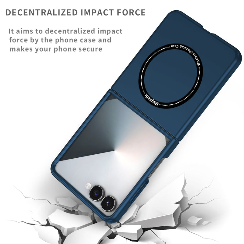 Samsung Galaxy Z Flip 7 Magnetic Ring Case [Navy]