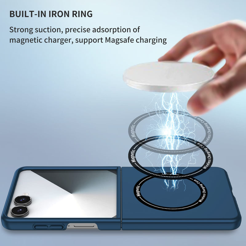 Samsung Galaxy Z Flip 7 Magnetic Ring Case [Navy]