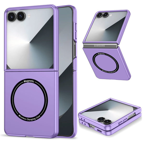 Samsung Galaxy Z Flip 7 Magnetic Ring Case [Purple]